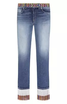Джинсы с декоративной отделкой Alanui