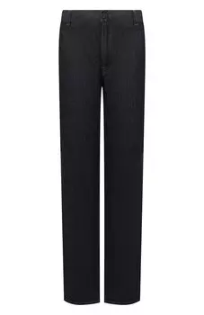 Джинсы с отделкой из кожи каймана Brioni