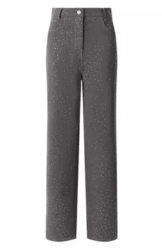 Джинсы с отделкой стразами ALine