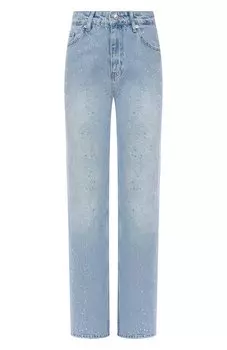 Джинсы с отделкой стразами Sasha Kim