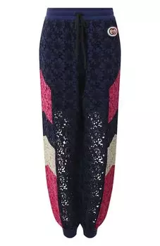 Джоггеры из хлопка и вискозы Gucci