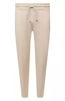 Джоггеры из кашемира и хлопка Brunello Cucinelli