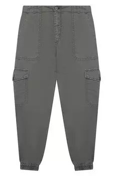 Джоггеры из льна и хлопка Brunello Cucinelli