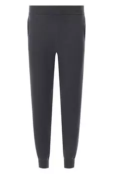 Джоггеры из шерсти и хлопка Van Laack