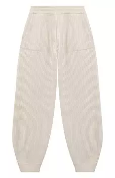 Джоггеры из шерсти и кашемира Brunello Cucinelli