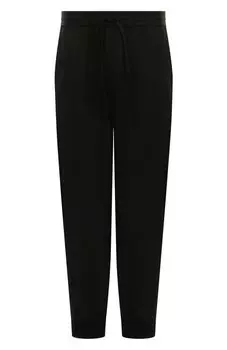 Джоггеры из шерсти и вискозы Moschino