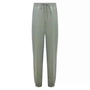 Джоггеры из вискозы и шелка Jil Sander