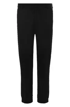 Джоггеры из вискозы и шерсти Emporio Armani