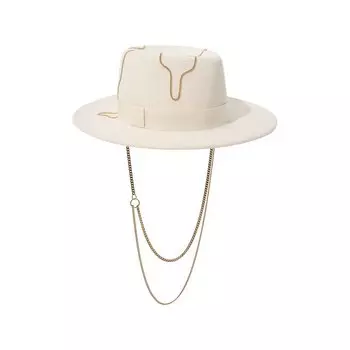 Фетровая шляпа Drop Chains COCOSHNICK HEADDRESS