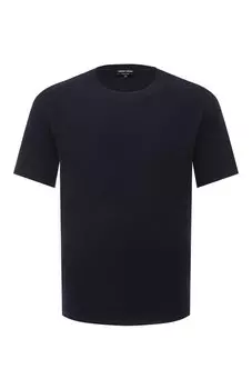 Футболка из хлопка и кашемира Giorgio Armani