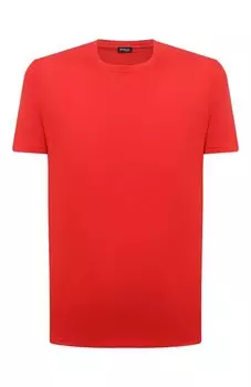 Футболка из хлопка и кашемира Kiton