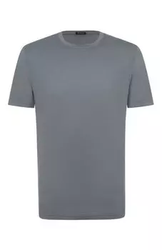 Футболка из хлопка и кашемира Kiton