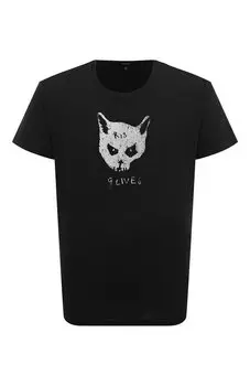 Футболка из хлопка и кашемира R13