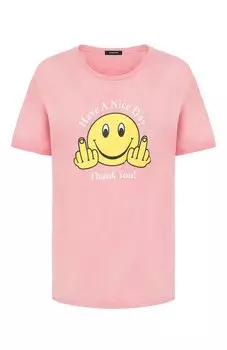 Футболка из хлопка и кашемира R13