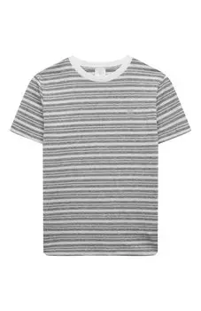 Футболка из хлопка и льна Eleventy