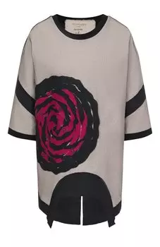 Футболка из хлопка и льна MIDGARD PARIS