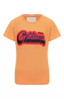 Футболка из хлопка и льна Mother