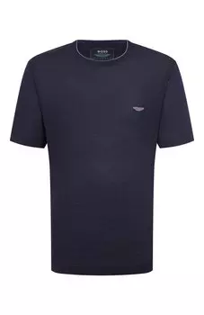 Футболка из хлопка и шелка BOSS x Aston Martin BOSS Camel