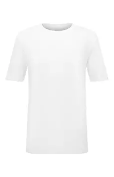 Футболка из хлопка и шелка Brunello Cucinelli