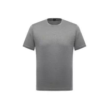 Футболка из хлопка и шелка Capobianco