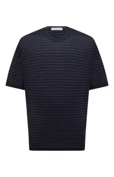 Футболка из хлопка и шелка Cortigiani