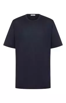 Футболка из хлопка и шелка Cortigiani