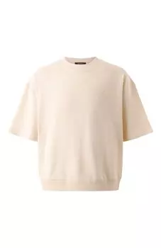 Футболка из хлопка и шелка KNT