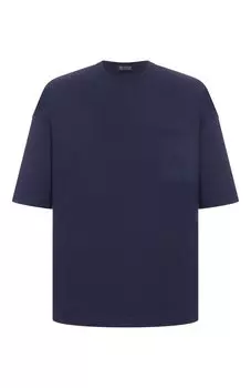 Футболка из хлопка и шелка KNT