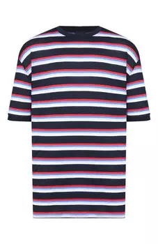 Футболка из хлопка и шелка Paul&Shark