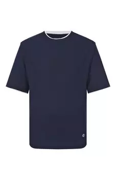 Футболка из хлопка и шелка Stefano Ricci