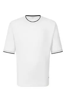 Футболка из хлопка и шелка Stefano Ricci