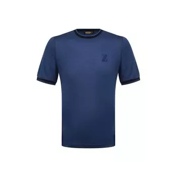 Футболка из хлопка и шелка Zilli