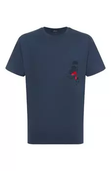 Футболка из хлопка и шелка Zilli