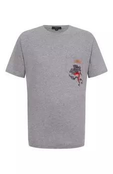 Футболка из хлопка и шелка Zilli