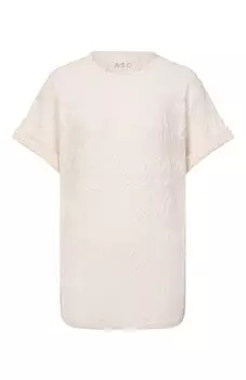 Футболка из хлопка и вискозы AND the brand