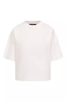 Футболка из хлопка и вискозы Weekend Max Mara