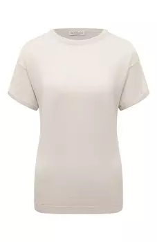 Футболка из кашемира и шелка Brunello Cucinelli