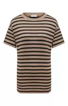 Футболка из кашемира и шелка Brunello Cucinelli