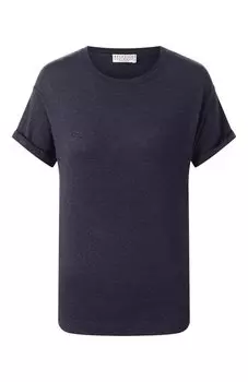 Футболка из кашемира и шелка Brunello Cucinelli