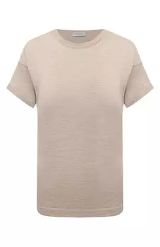 Футболка из кашемира и шелка Brunello Cucinelli