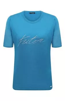 Футболка из кашемира и шелка Kiton