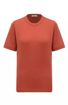Футболка из шелка и хлопка Agnona