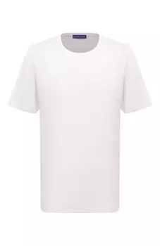 Футболка из шелка и хлопка Andrea Campagna