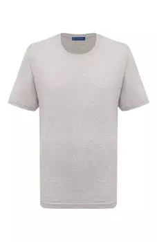 Футболка из шелка и хлопка Andrea Campagna