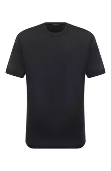 Футболка из шелка и хлопка Brioni