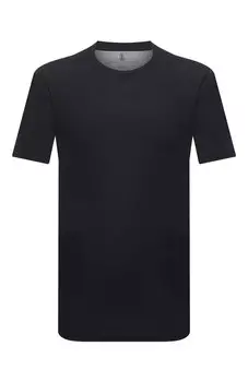 Футболка из шелка и хлопка Brunello Cucinelli