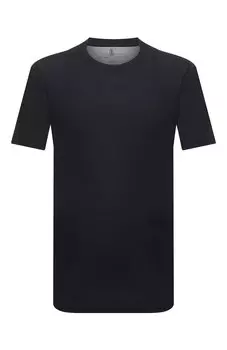 Футболка из шелка и хлопка Brunello Cucinelli