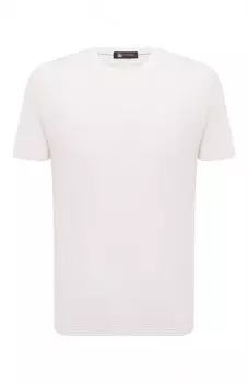 Футболка из шелка и хлопка Colombo