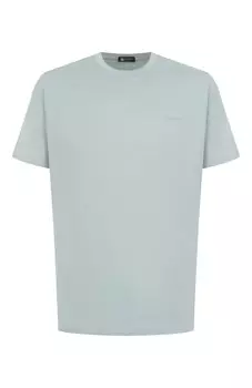 Футболка из шелка и хлопка Colombo