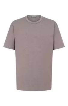 Футболка из шелка и хлопка Cortigiani